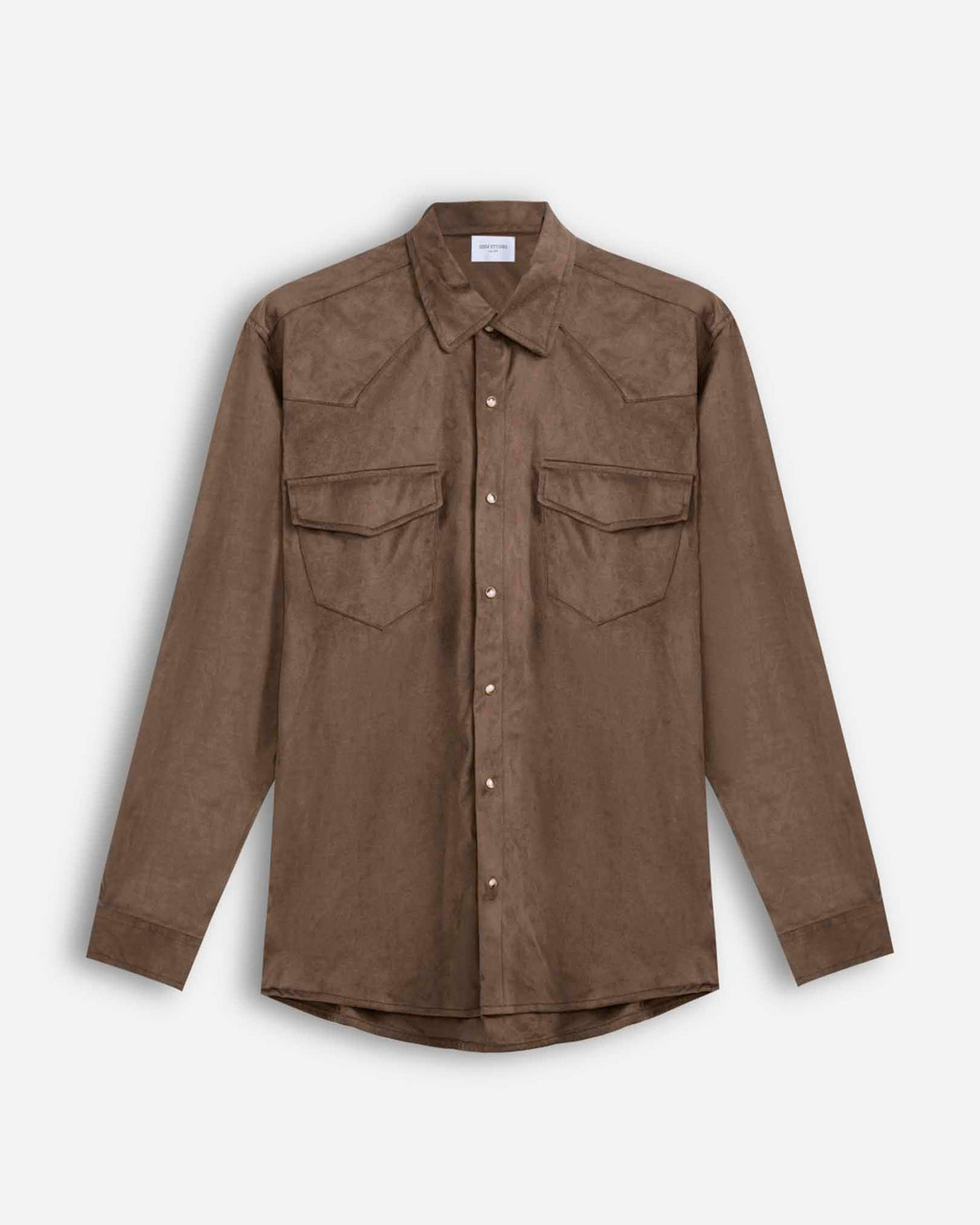 Camicia Suede Tabacco