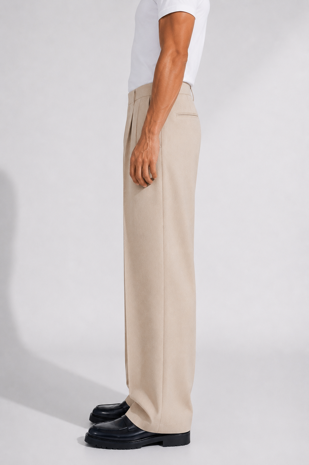 Pantalone Roma Beige Fondo 25 cm