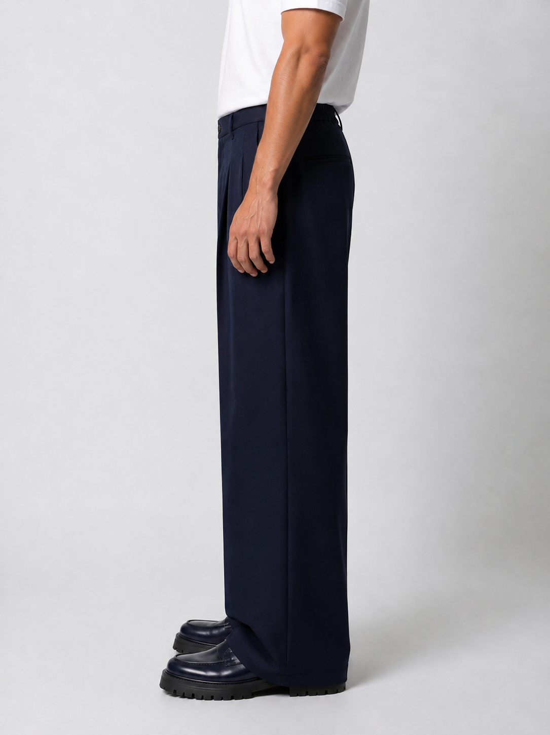 Pantalone Paris Blu Fondo 26 Cm