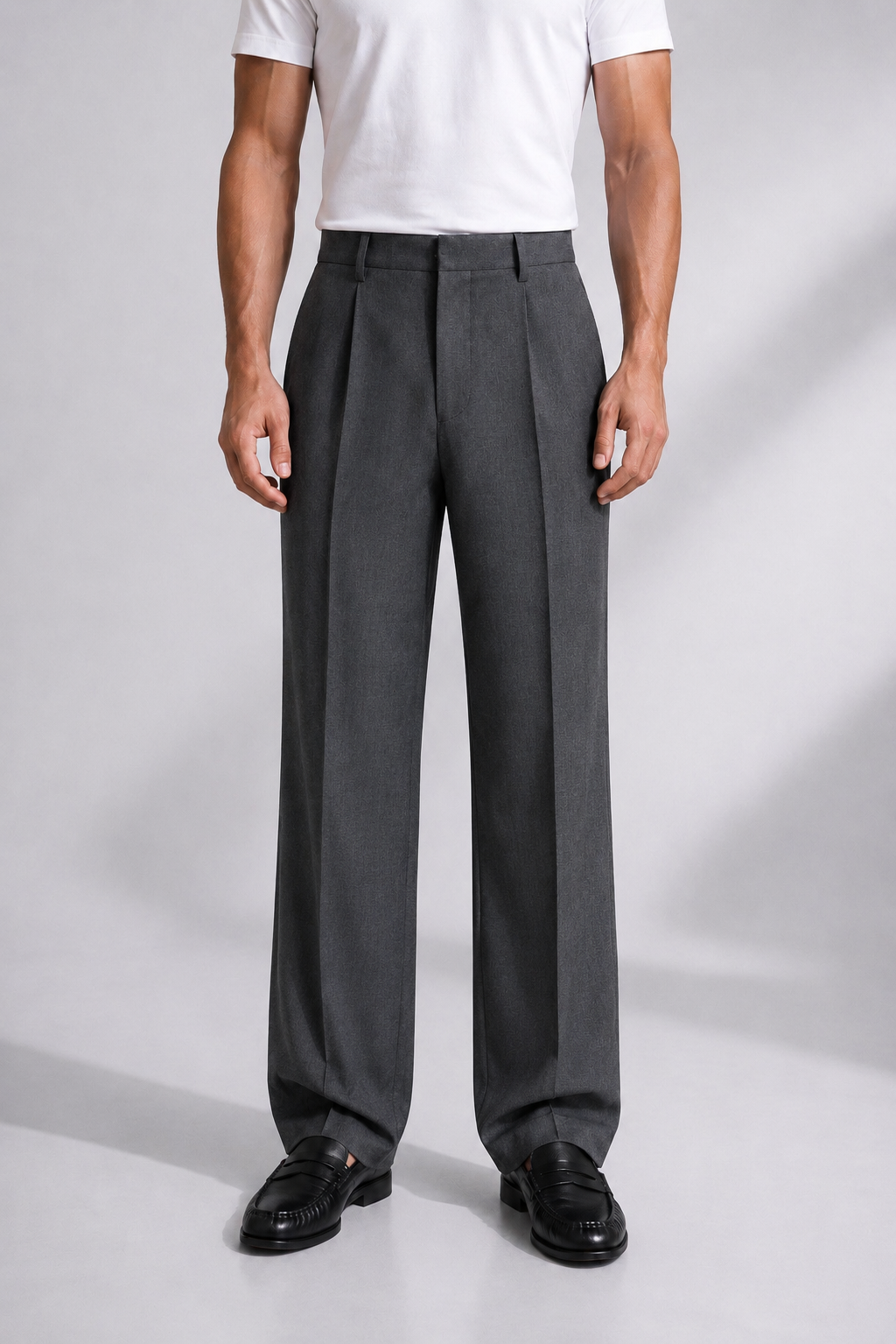Pantalone Santiago Grigio Fondo 22 cm