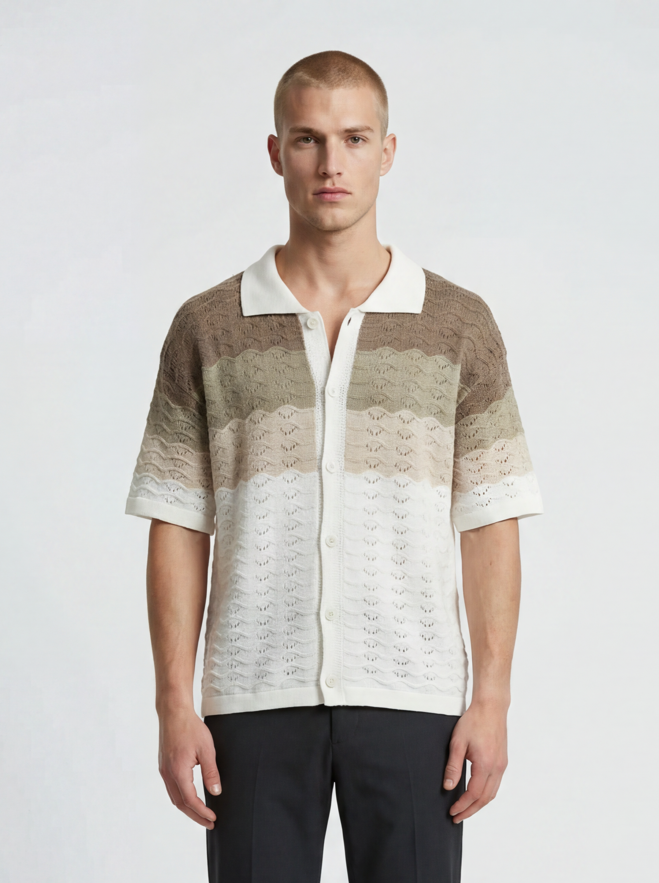 Camicia ‘’ Degrade’ ‘’ In Filo Cotone