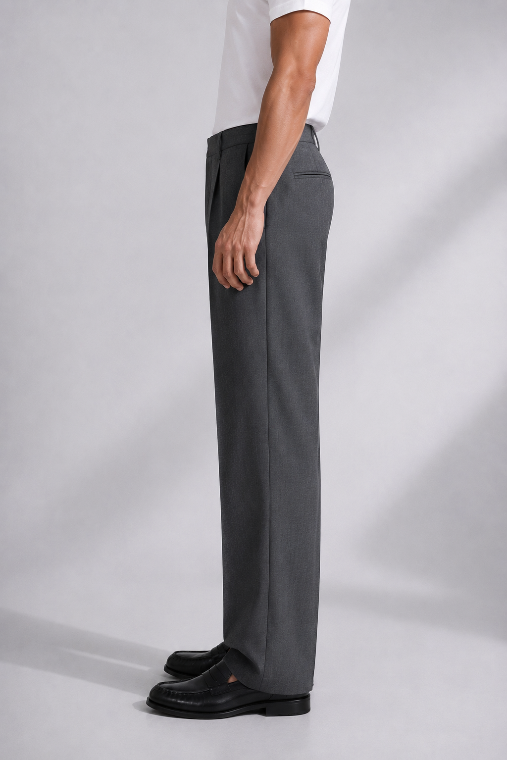 Pantalone Santiago Grigio Fondo 22 cm