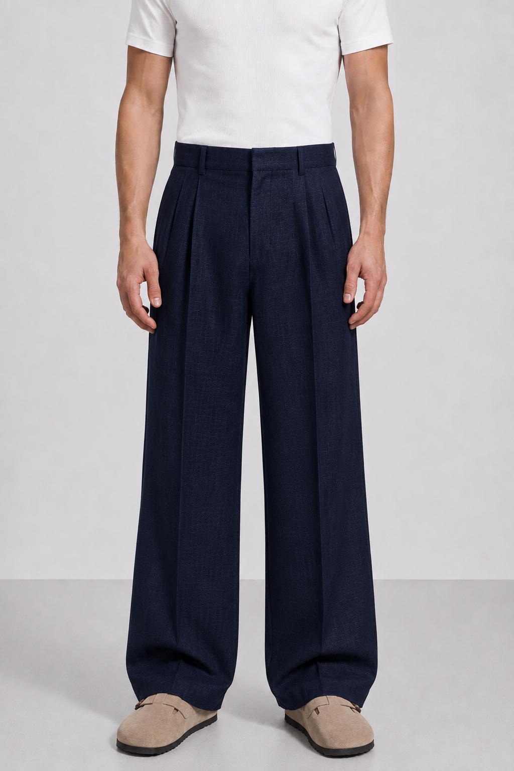 Pantalone Wide Fit In Lino ( 4 colori )