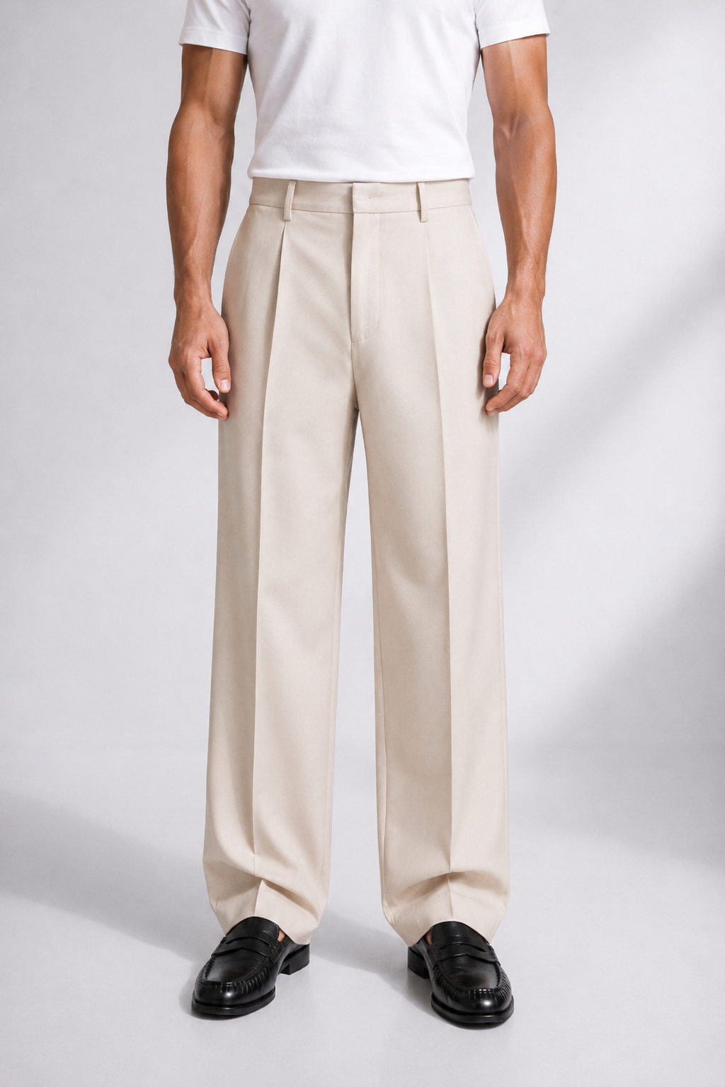 Pantalone Santiago Beige Fondo 22 cm