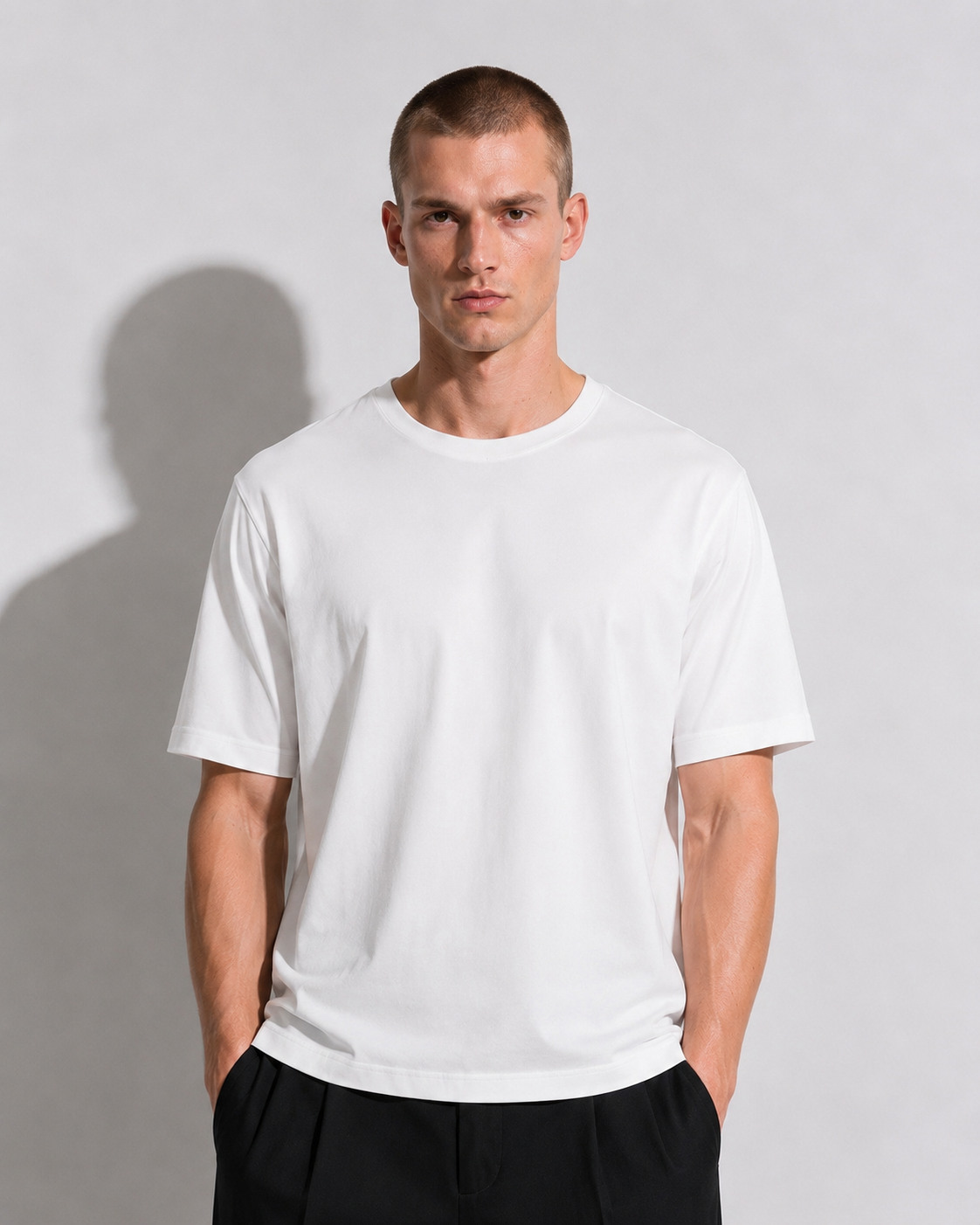 T-shirt Filo Di Scozia Bianca
