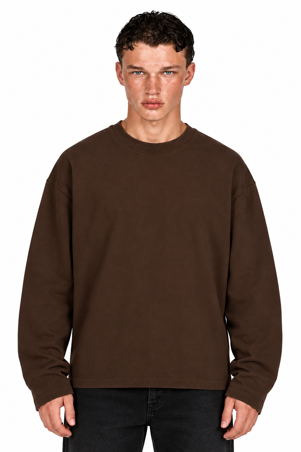 Longsleeve Sartoriale Marrone
