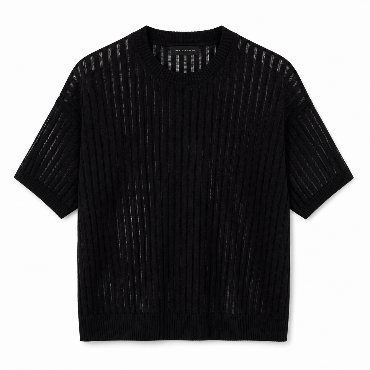 T-shirt SHEER nera