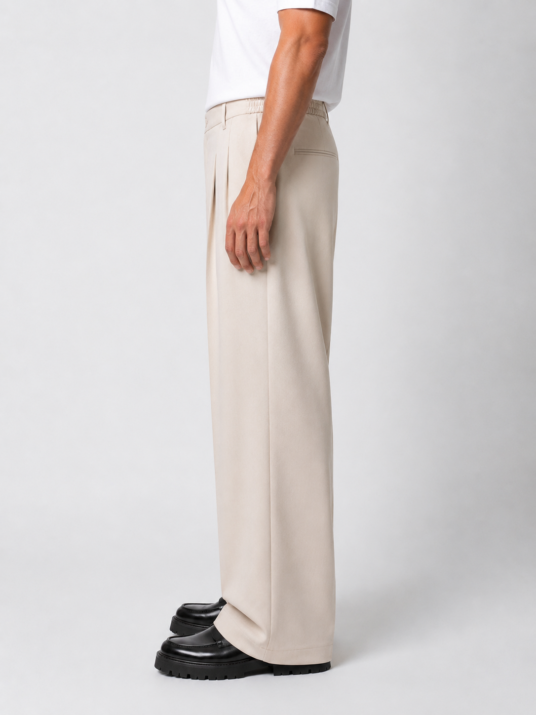 Pantalone Paris Beige Fondo 26 Cm