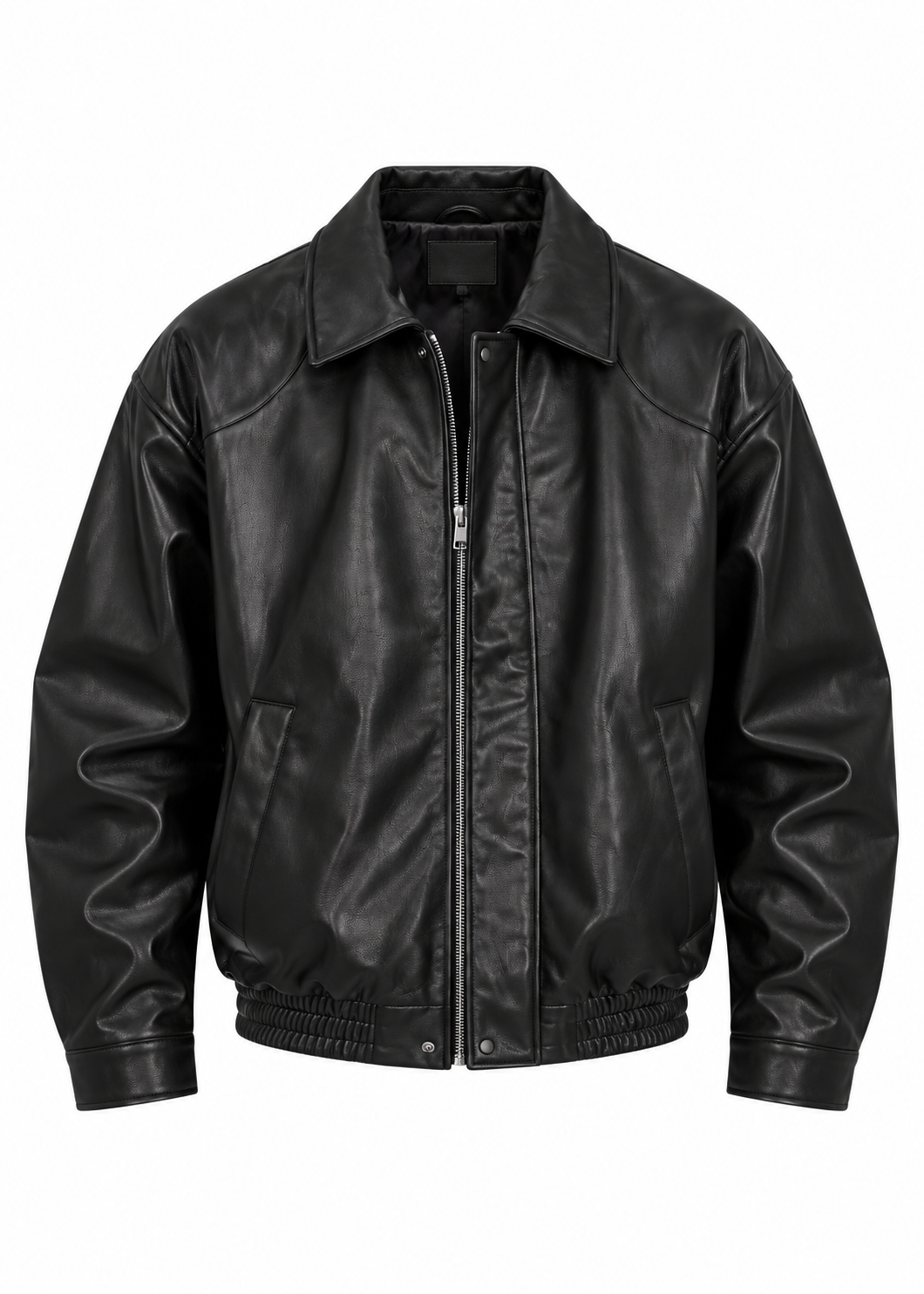 Leather Bomber Jacket