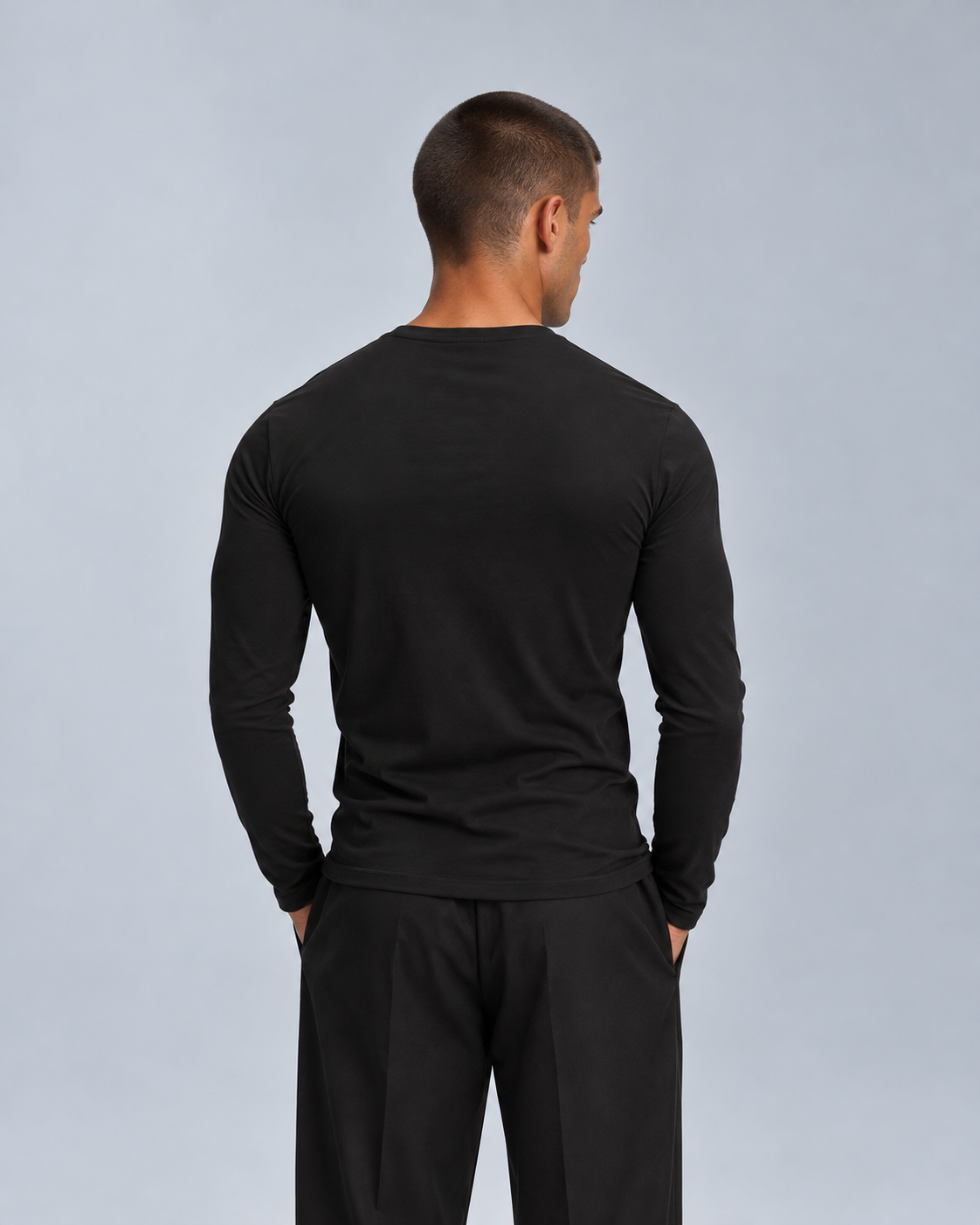 Longsleeve Slim Fit Nera