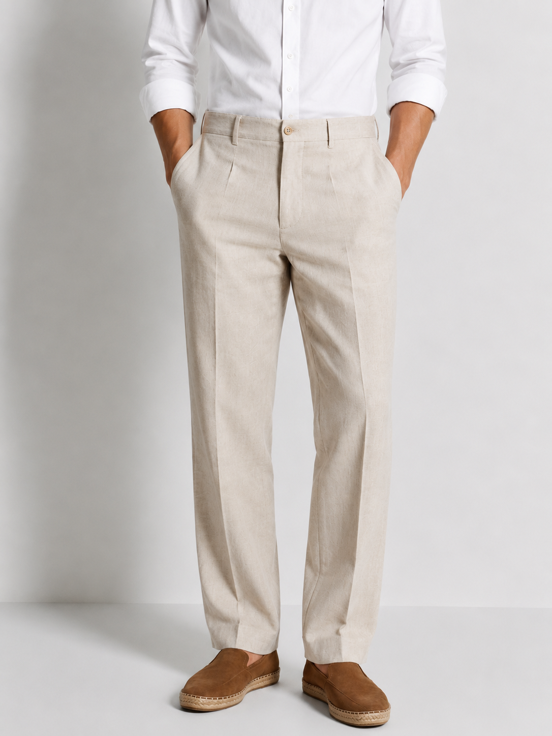 Pantalone wide fit in Lino ( 4 colori )