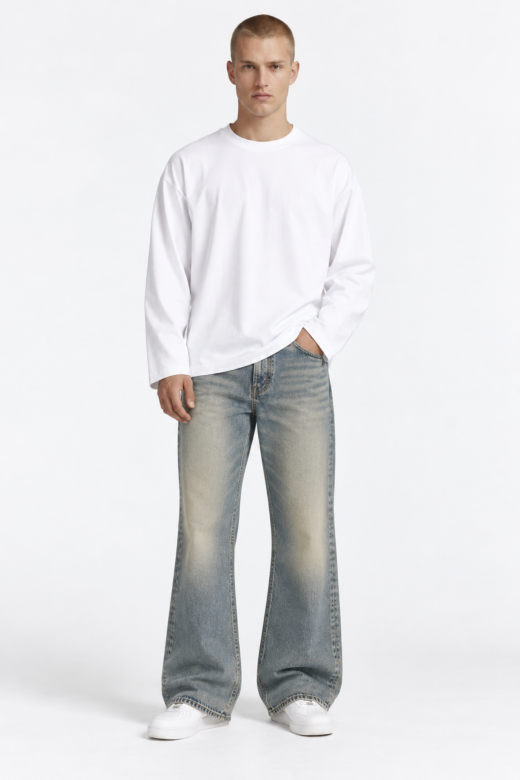 Jeans Flared Sabbiato