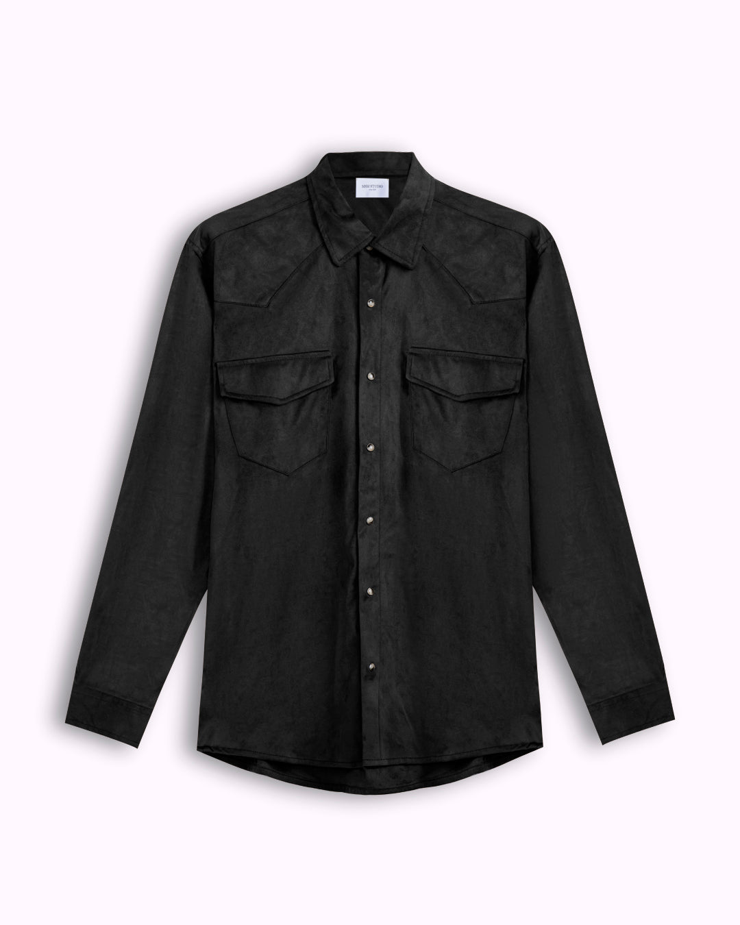 Camicia Suede Nera