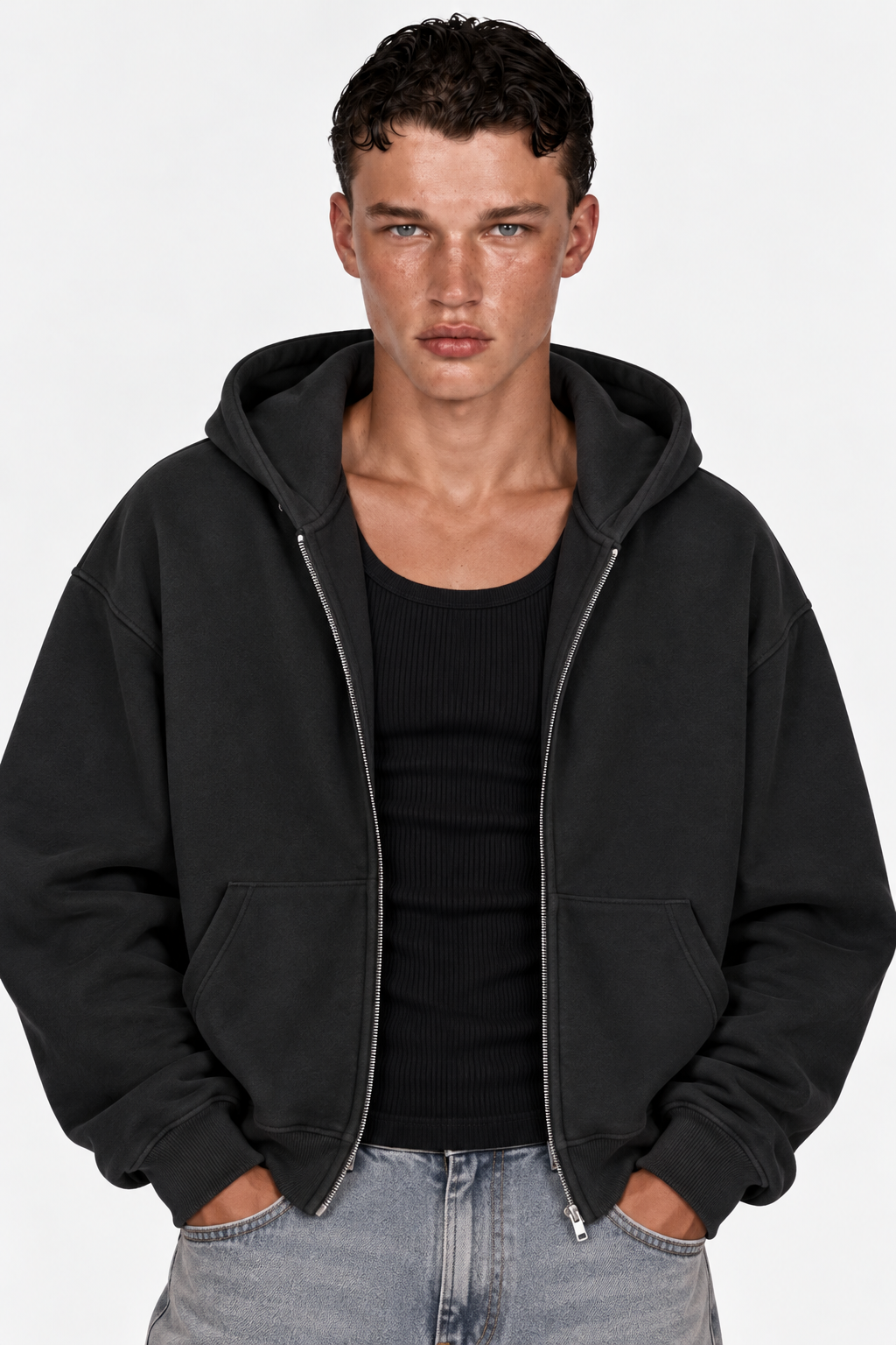 Felpa Zip NERA
