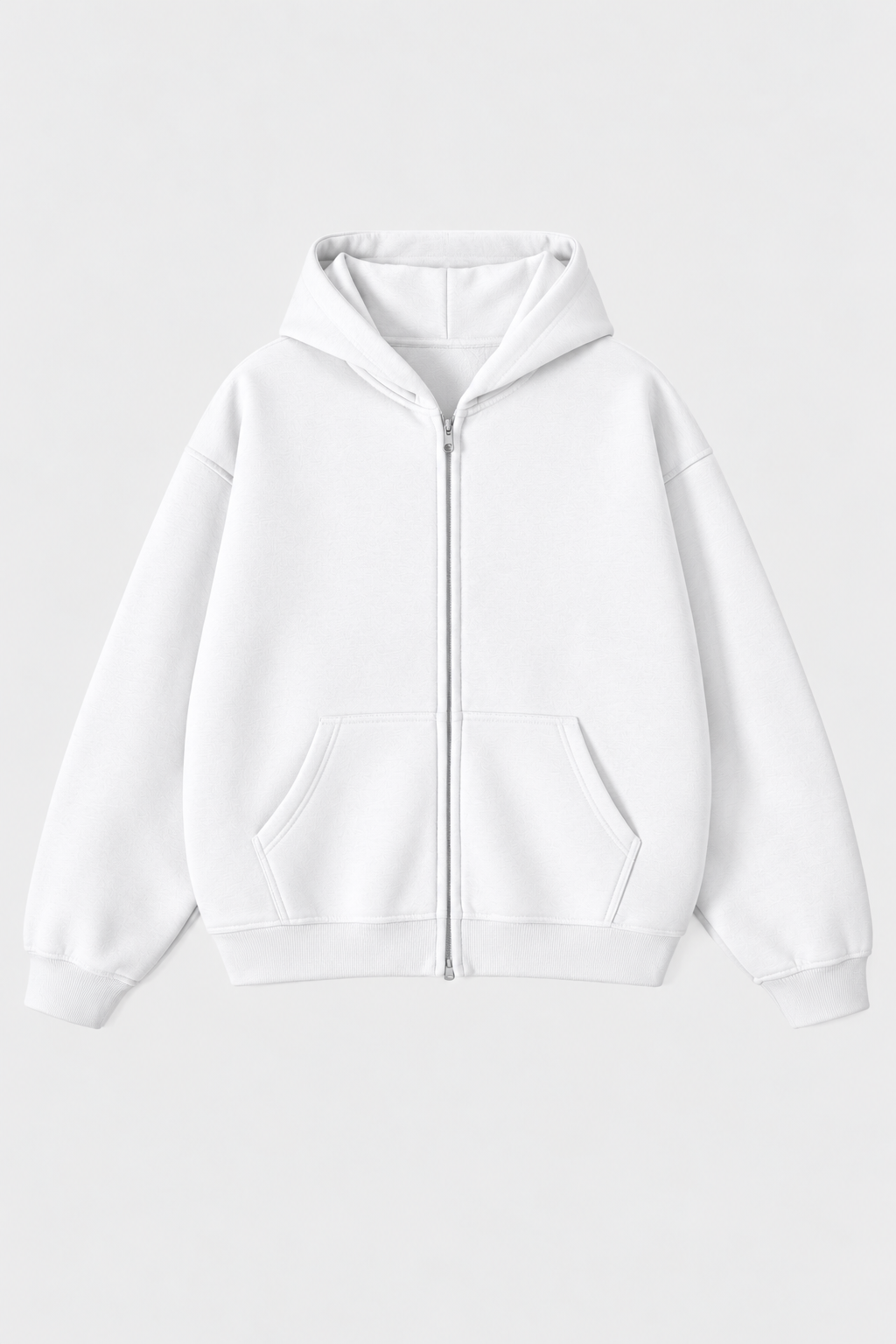 Felpa Zip BIANCA
