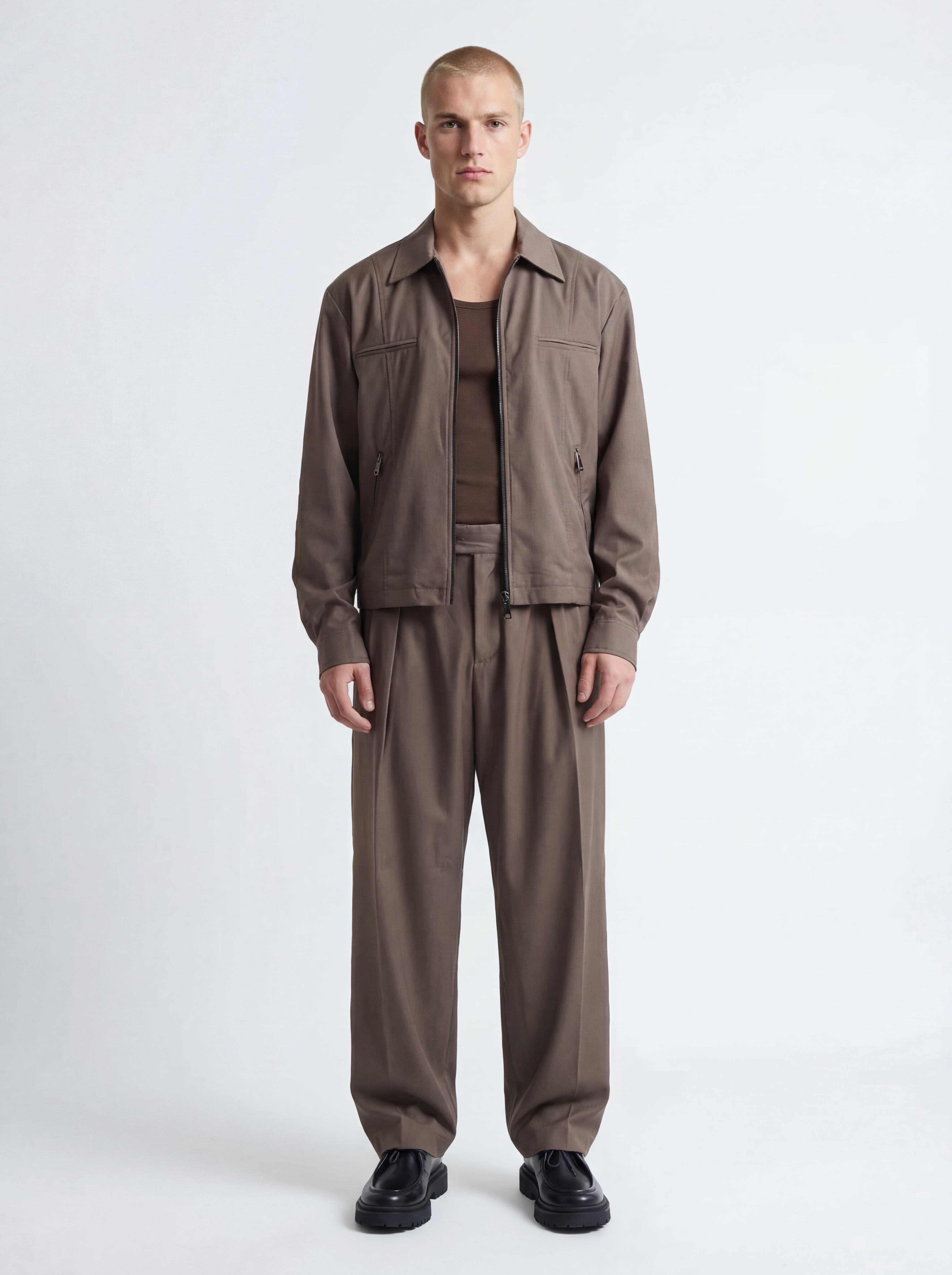 Pantalone 3 Pinches ‘’ Core ‘’ Tortora