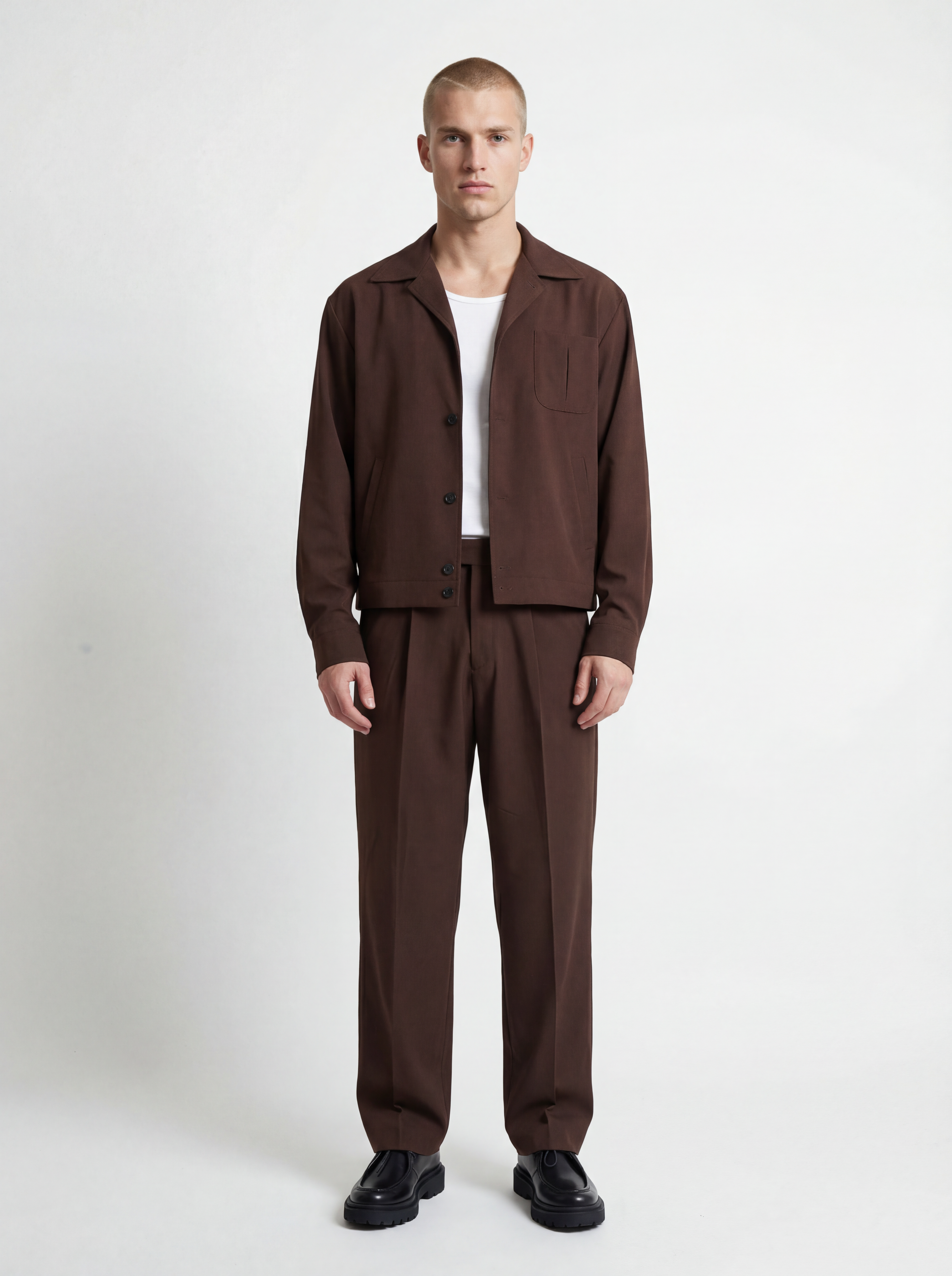 Jacket Strutturata ‘’ Core ‘’ Marrone