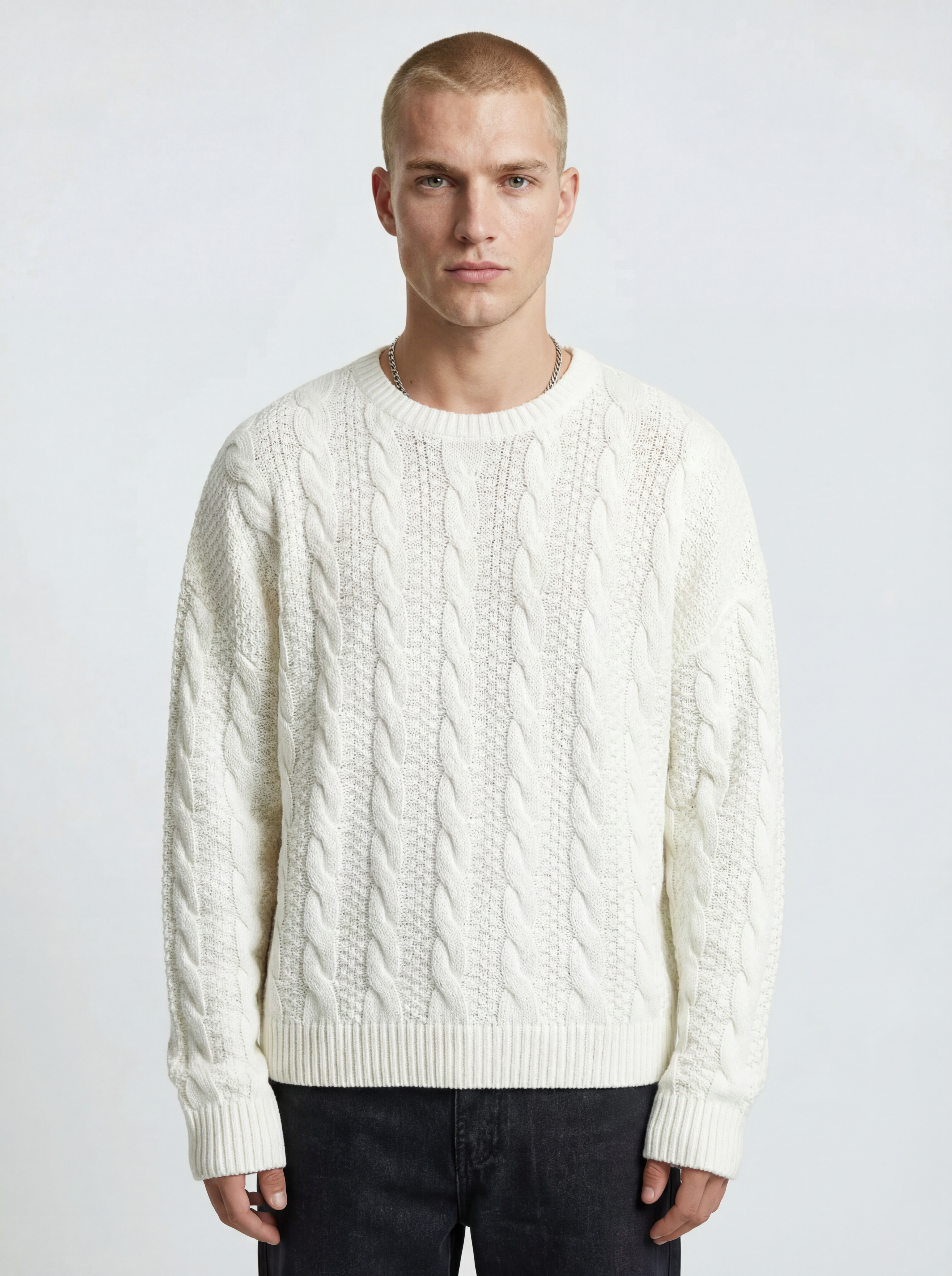 Pullover Oliver Trama Bianco