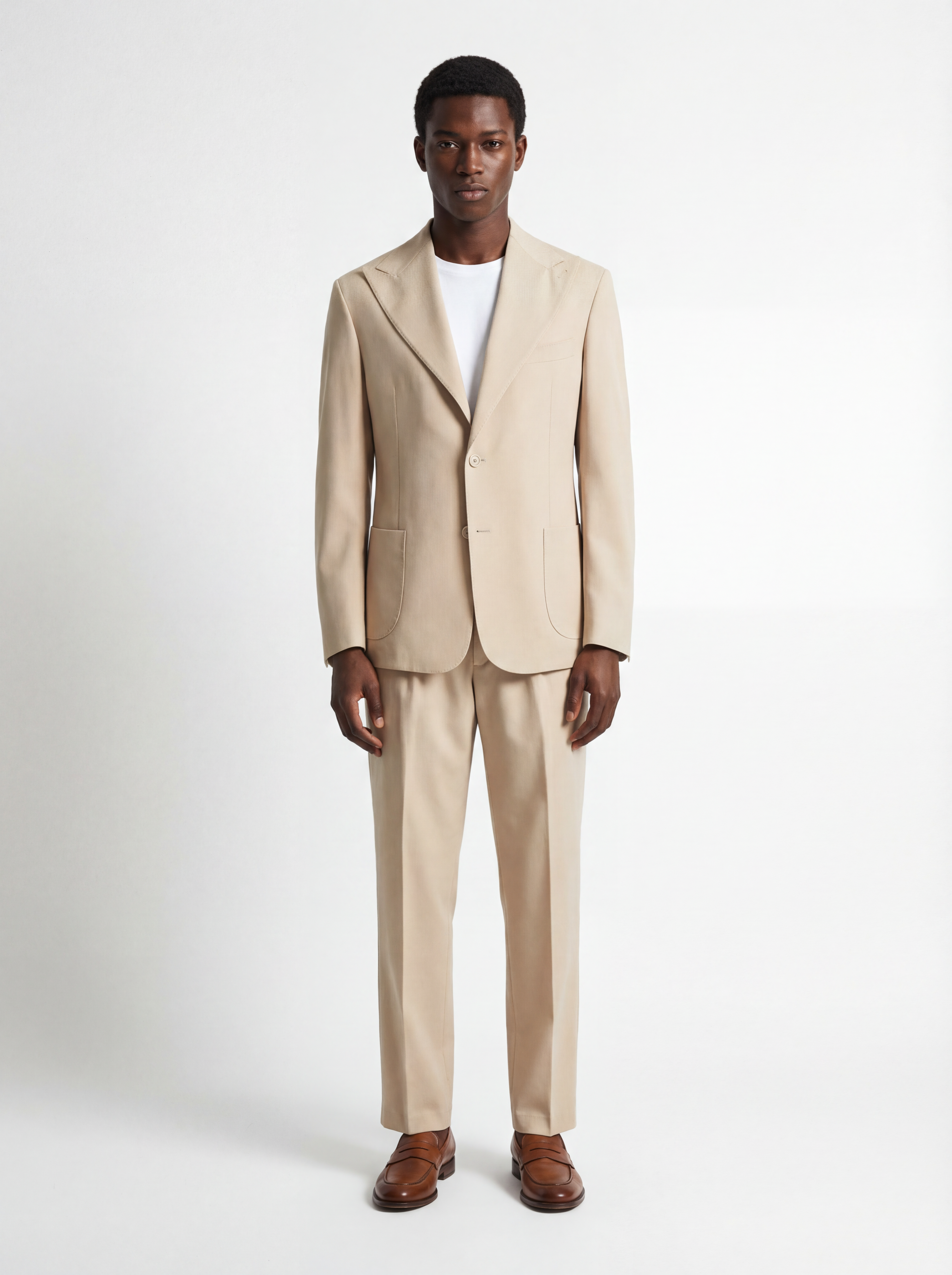 Abito Monopetto Beige