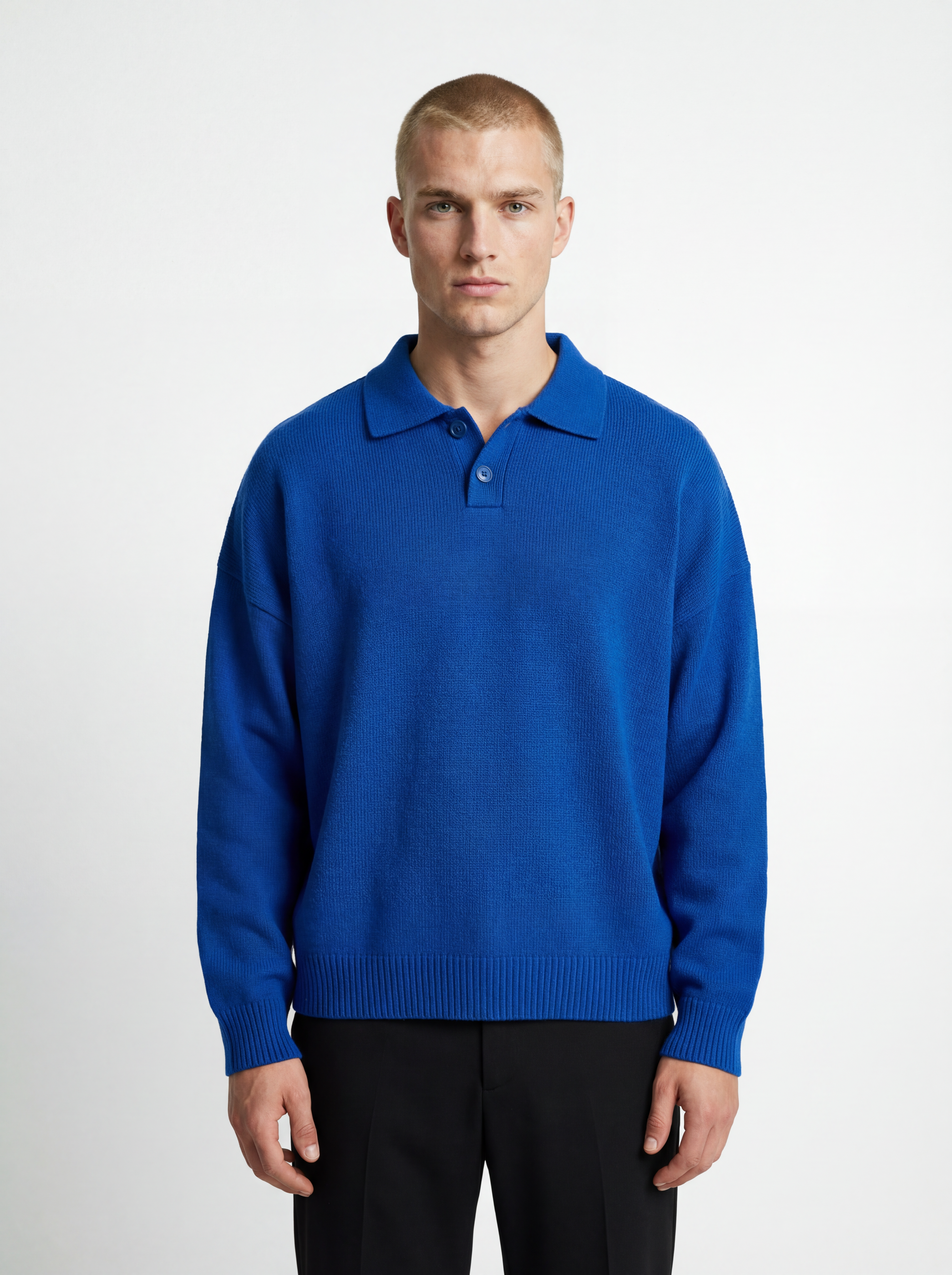Polo Anima Crop Over Blu Royal