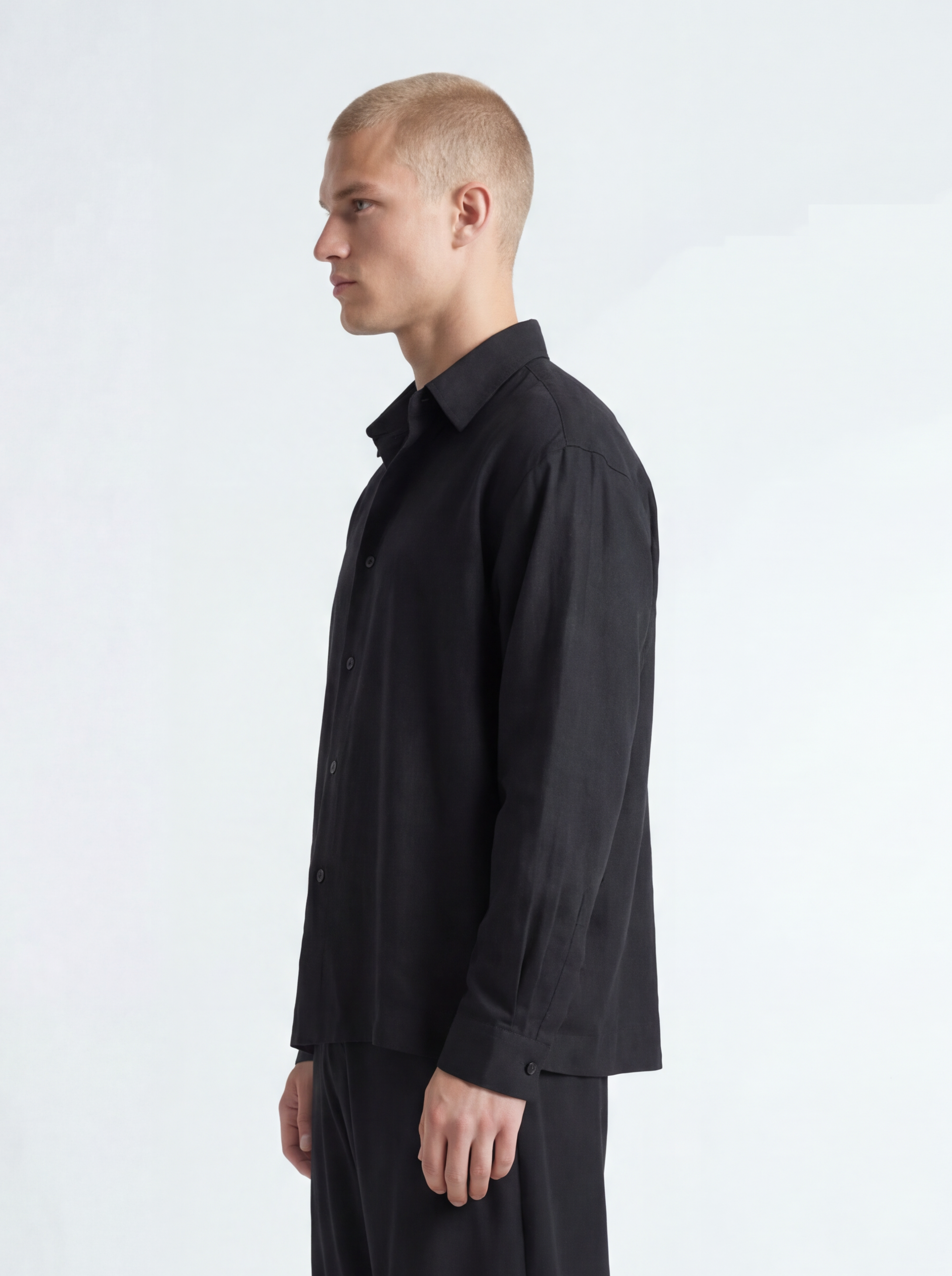 Camicia Crop ‘’ Core ‘’ Nera