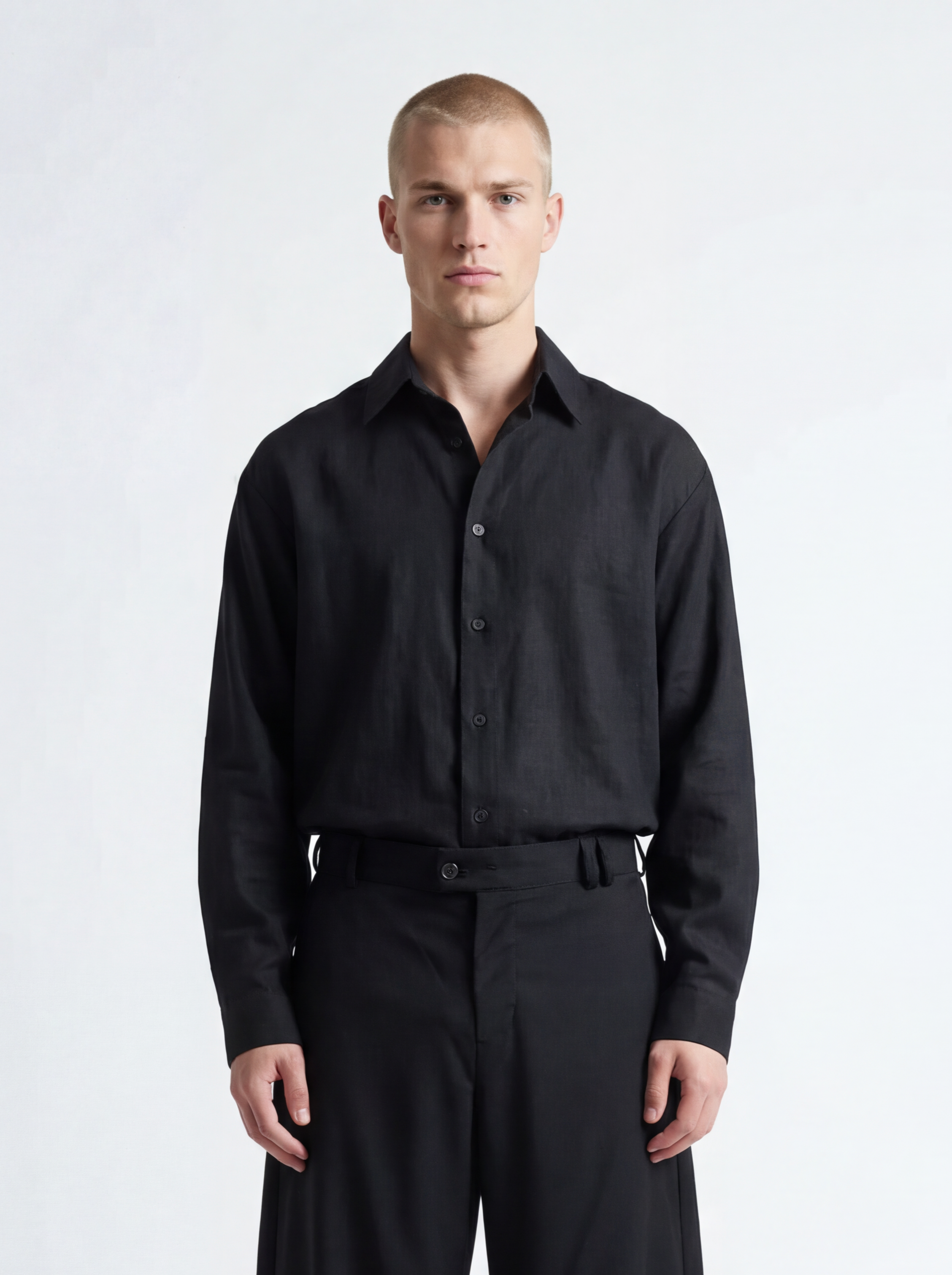 Camicia Crop ‘’ Core ‘’ Nera