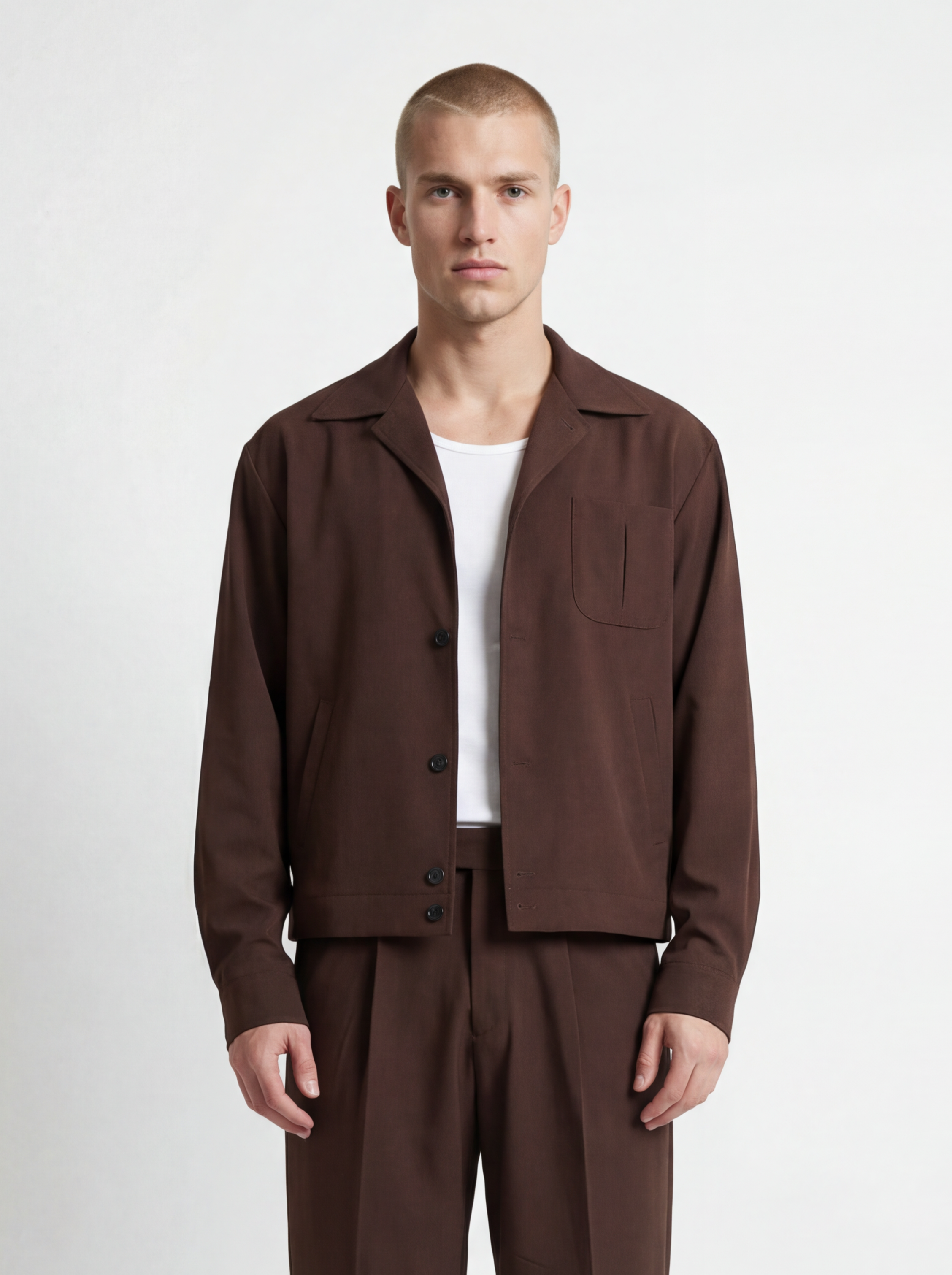 Jacket Strutturata ‘’ Core ‘’ Marrone