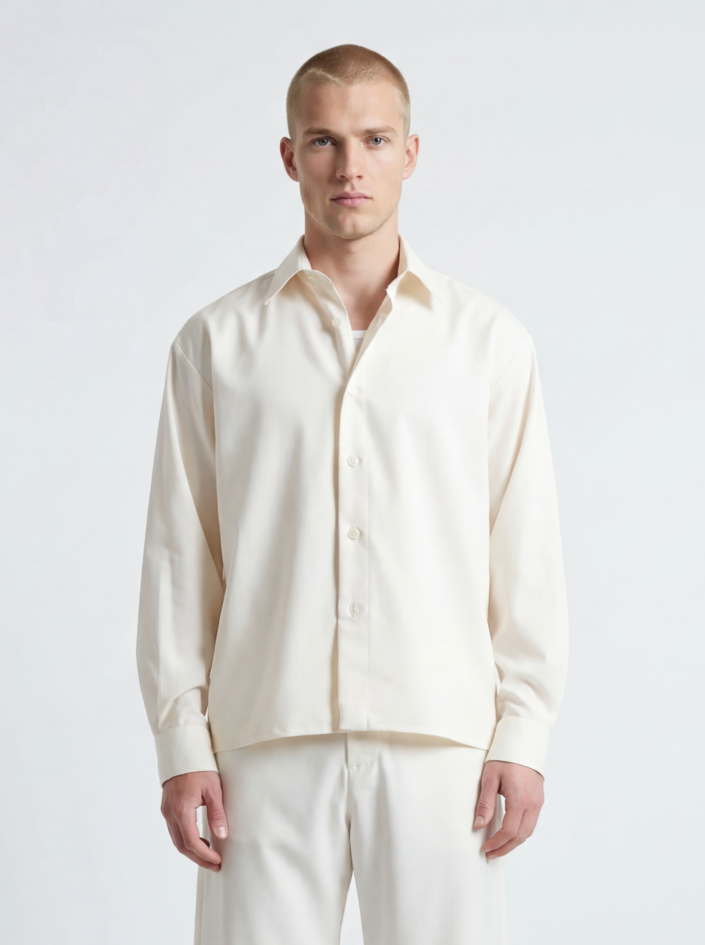 Camicia Crop ‘’ Core ‘’ Bianca